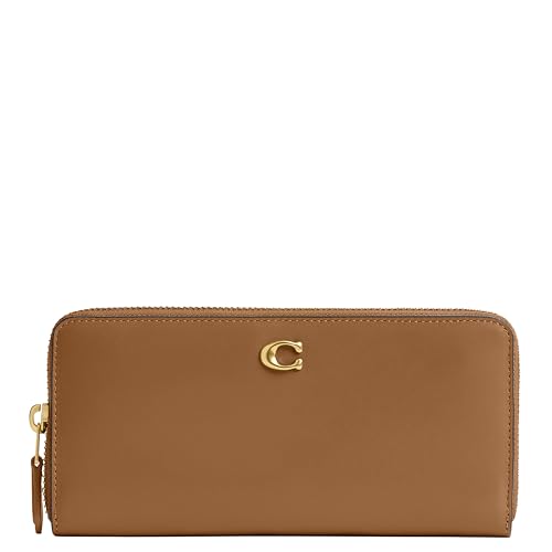 Coach Women's Slim Accordion Zip Accessory-Travel Wallet, B4/Honey Brown
