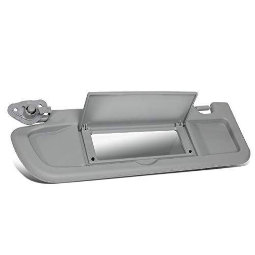 Auto Dynasty Sun Visor Grey OE Style Interior Left Driver Sunshade Compatible with 2006-2011 Honda Civic