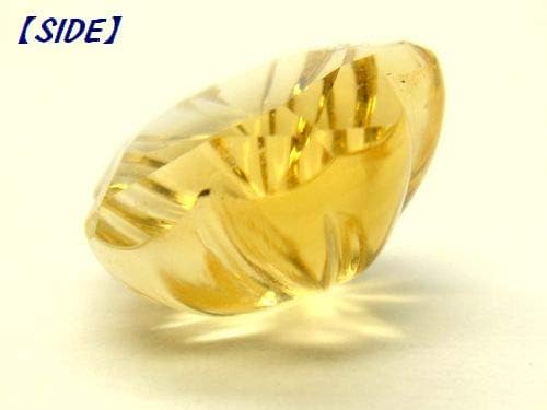 Amazon | 【ルース】天然シトリン 10mm フラワーカット 4枚花/5枚花