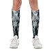 FekiLoot Wolf Sitting in The Snow Compression Socks Cozy Soft Support Socks Fashion Breathable Knee High Tube Socks for Adult