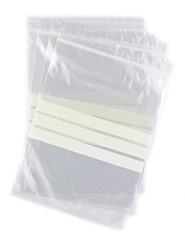 Bolsas autocierre con Franjas para Escritura 16 x 22 cm (1000 Unidades)