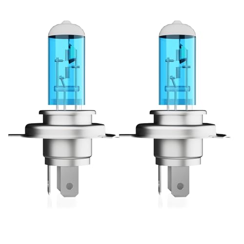 Image of Light Bulbs Compatible With Mitsubishi Mirage 2014-2019 Halogen Headlight Bulbs, 9003 High Low Beam Headlights Halogen Light Bulb, Super Bright 6000K White, Plug and Play, Pack of 2