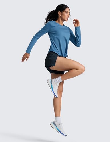 Image of CRZ YOGA Lightweight Crewneck Long Sleeve Top