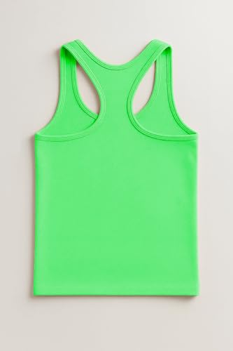 Image of Kurve Premium Girls Seamless Supersoft Wide Strap Comfortable Racerback Tank (Made with Love in The USA)