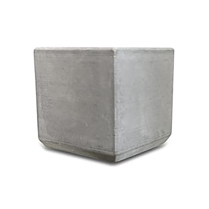 ConcreteArt Planter/Succulent Plants / Home D cor - Comely Square Pot, Grey