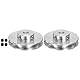 QUARKZMAN 2er Set V-Typ Riemenscheibe 8mm Bohrung 50mm Außendurchmesser Einzelrille Aluminiumlegierung für 3-5MM PU Rundriemen Motorwellen-Bohrmaschine