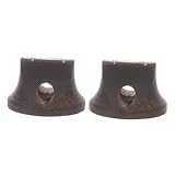 ifundom 2pcs Ebony Erhu Bridges Durable Replacement Accessories for Erhu Players Professional Design for Practice and Performance Gift