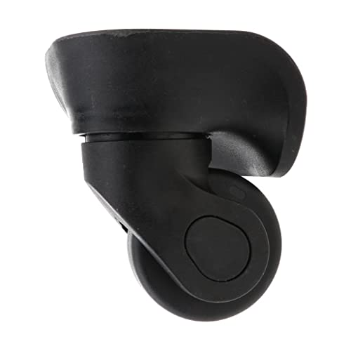 Premium Rotating Travel Bag Wheel Set - Oversized Replacement Pair, Black, Small Size2