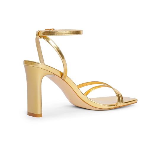 Modatope Womens Sandals Square Open Toe Chunky High Heels Strappy Ankle Strap Sandals Comfort Dress Party Shoes3