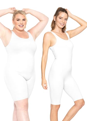 Image of STRETCH IS COMFORT Teamwear Women's Regular and Plus Size Cotton Tank Unitard