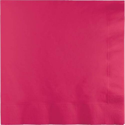 Magenta 3-Ply Lunch Paper Napkins - 50 Pcs