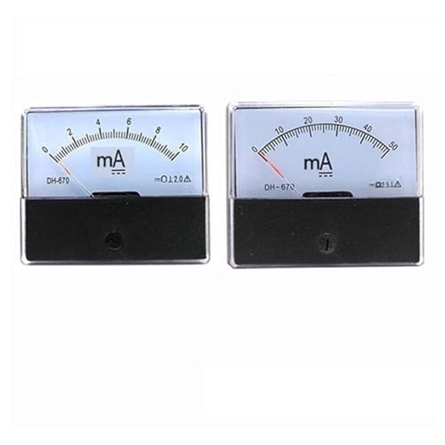 Cadran ampèremètre DH-670 DC tableau de mesure de courant continu 50mA