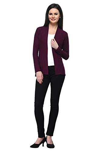Image of Frenchtrendz Womens's Viscose Crepe Shrug(Size: XS-4XL)
