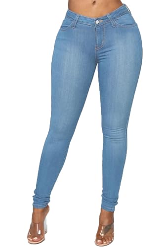 Women's Skinny Jeans High Waist Butt Lifting Denim Pants
