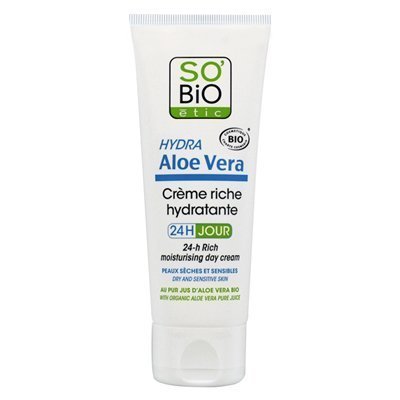 ALOE VERA CREMA RICCA IDRATANTE GIORNO 24H SO'BIO ÉTIC