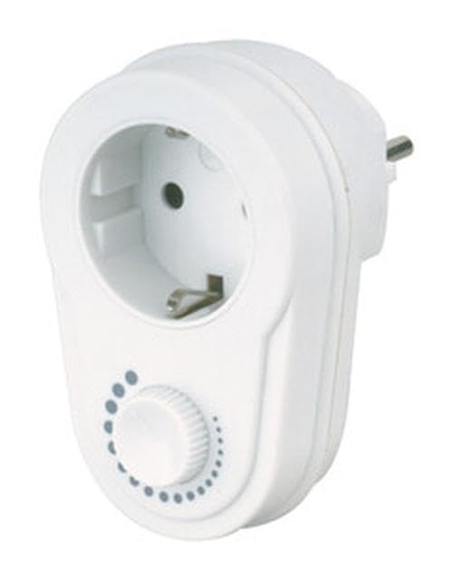 Regulador de luz enchufable 40-300W, control de intensidad, ideal para crear ambientes y ahorrar energía.