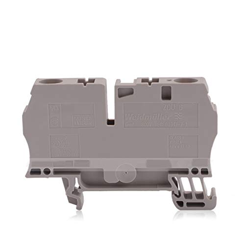 Davitu 100pcs/bag Terminal ZDU6 rail Wiring board connector terminals Wire Cable Terminal