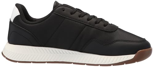 Image of BOSS Men's Leather Mix Low Top Sneaker | Casual Shoes