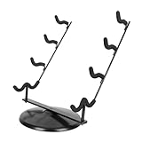 Hoement 竹笛ディスプレイホルダー 伝統的鉄製楽器スタンド 丸盤ベース付き 簡単設置耐久性 フルート整理ラック 家用装飾用