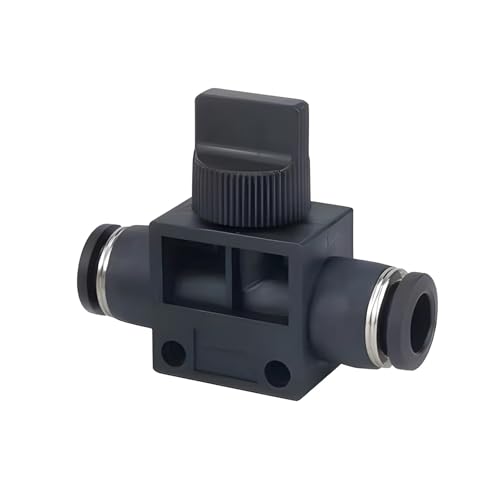Raccord pneumatique noir HVFF 14mm raccord rapide de tube