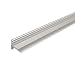 Produktbild ufitec Sockelprofil SK | für saubere Wand- und Türabschlüsse | Ideal für Renovierungen, Sichtbreite: 18,4 mm, Selbstklebend (150 cm, silber)