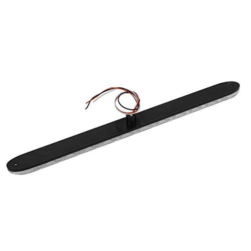 Image of Partsam 2Pcs 15 inch Inch White Led Trailer Reverse Backup Light Bars Clear Lens, Sealed 11 LED Flange Mount Trailer Truck 15 inch Inch Reverse White Light Bar Utility Marker Light Bar RV Front Access Light