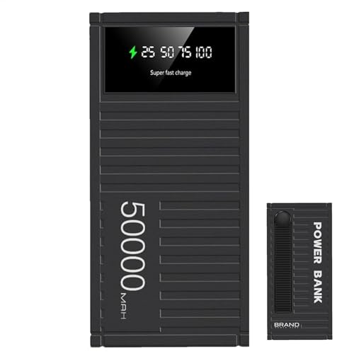 Caricatore portatile - power bank caricabatterie batteria esterna ricarica rapida con cavo C a C caricatore con display digitale per cellulare laptop