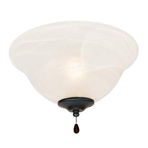 Design House 154211 3 Light Ceiling Fan Light, Oil Rubbed Bronze