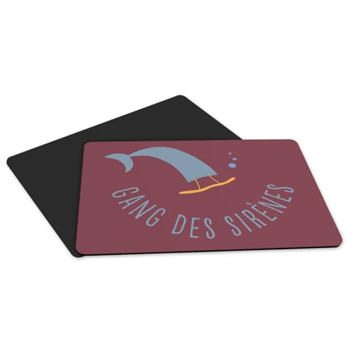 Set de table sirène rouge pour protéger la table des taches et rayures lot de 4