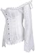 EUDOLAH Bustier Mujer Cocktail Party Corsé Carnaval Shaper Steampunk Clásico Vestido Elegante...