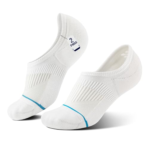Image of Silver No Show Socks Men Women Anti-Odor&Blister Moisture Wicking Performance Athletic Running Compression Sock