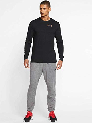 Nike Dry Pants Taper Fleece Charcoal Heather/Black LG4