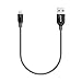 Produktbild Anker Powerline+ 0,3m Lightning Kabel iPhone iPad Ladekabel [doppelt mit Nylon umflochten] für iPhone XS/XS Max/XR/X/ 8/8 Plus/ 7/7 Plus/iPad und weitere (Space-Grau)