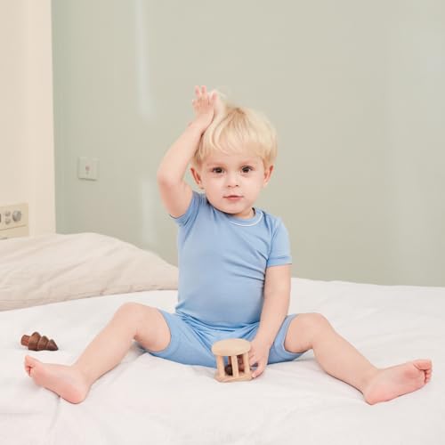 Image of pureborn Baby Pajamas Set Toddler Snug Fit Cotton Sleepwear 2pcs 12M-7Y