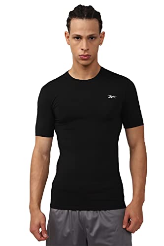 Image of Reebok Solid Regular Fit Men's T Shirts