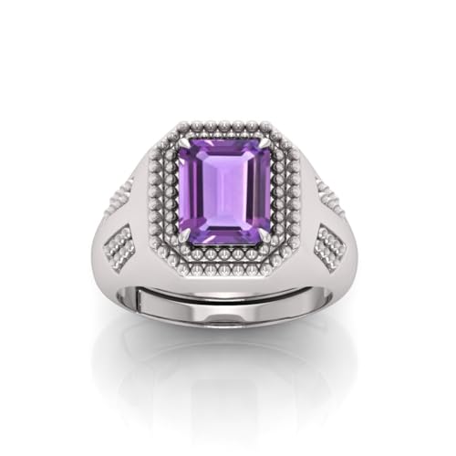 Bague améthyste 12 carats, le cadeau idéal en argent Katela