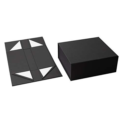 Image of Rsgift Gift Box Bulk Black Graduation Gift Card Box 13.5x9x4 Inches,Gift Boxes with lid for Birthday Christmas,Thanksgiving Day Gift Box with Magnet Closure for Man Wedding Male,Birthday,Christmas