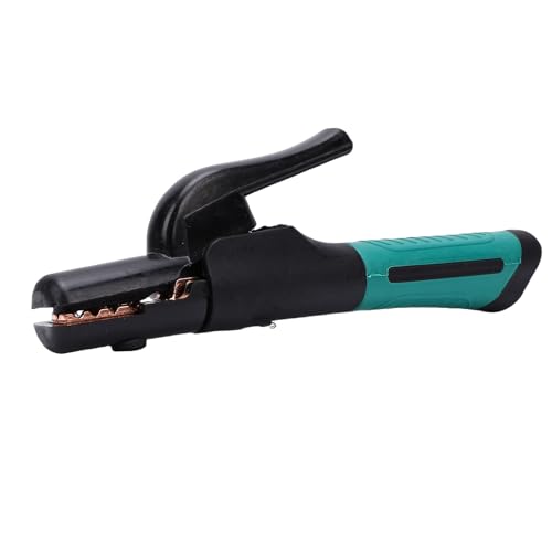 NOENNULL Abrazadera de Electrodo de Soldadura 1000A, Soporte de Electrodo de Soldadura de Estilo Europeo Resistente para Diámetro de 2,5-5,0 Mm, Aislado, Fácil Conexión de Cable,