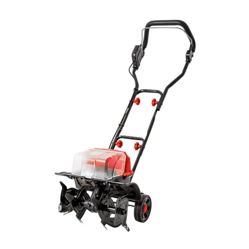 WSNCXFW Micro Tiller, Motocoltivatore Elettrico da Giardino, Piccolo motocoltivatore rotativo, Motocoltivatore Elettrico da Giardino, Coltivatore a Batteria, Scarificatore a Batteria al Litio da 40 V