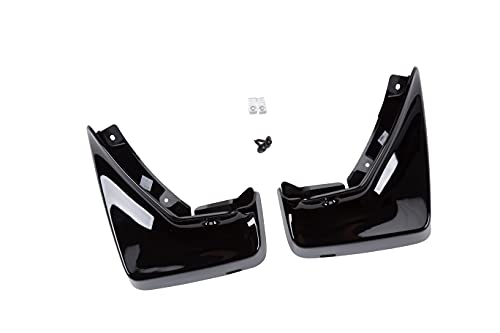 Image of GM Accessories 23450607 Rear Molded Splash Guards in Black Raven