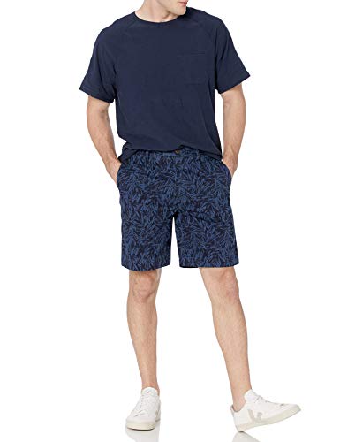 Image of Amazon Essentials Men's Classic-Fit 9 inch Cotton Twill Chino Shorts with Button-Through Pockets