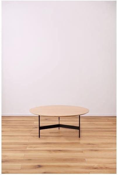 ローテーブル センターテーブル 約幅78cm ナチュラル アイアン