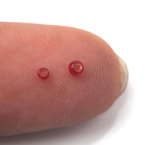 400 piezas cuentas de pesca offshore 1.5mm y 2mm miniatura 4