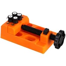 SHERCHPRY Adjustable Watch Movement Holder Tool Multi-function Repair Clamp for Case Removal Compatible with Watches Practical Design for Watchmakers and Jewelry Crafts Orange Black