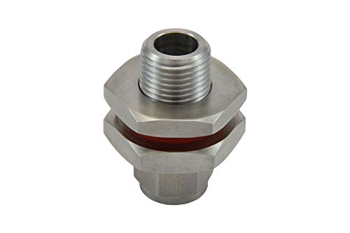 Weldless Bulkhead w/O-Rings (1/4" Compression Fitting)