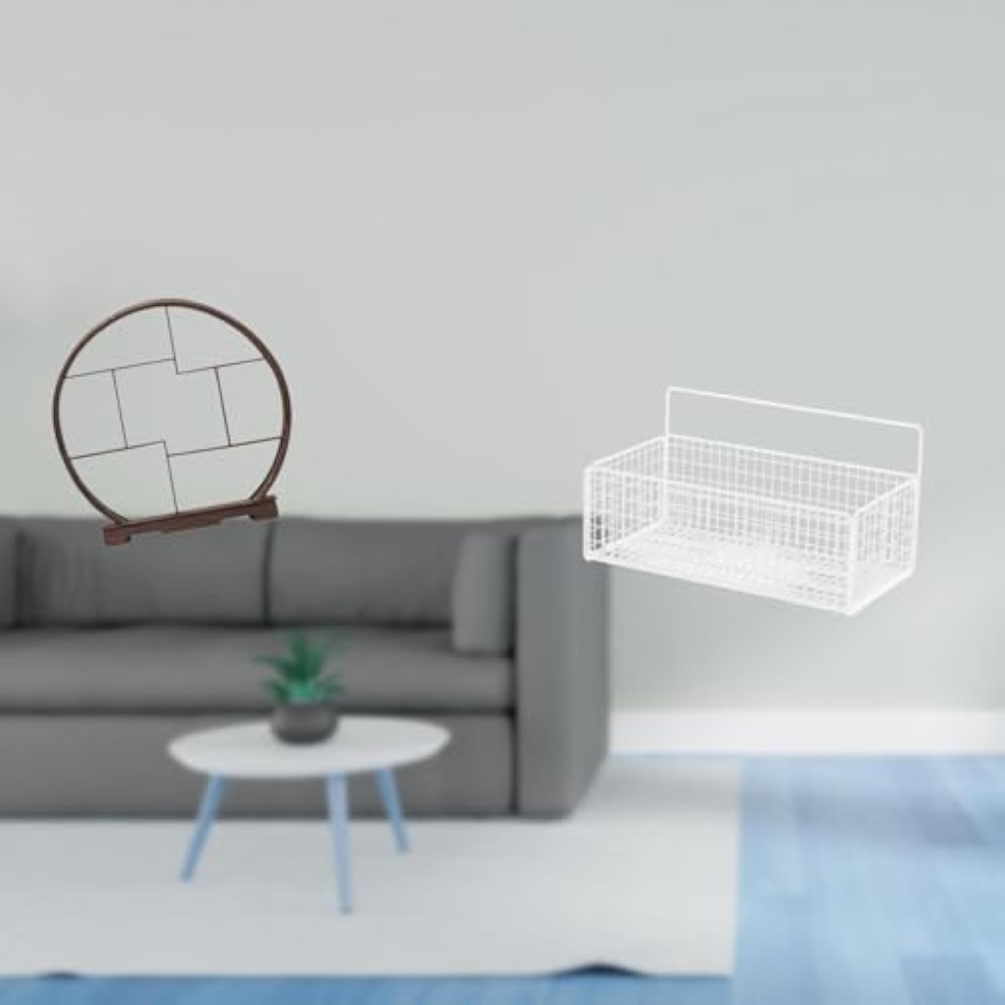 Wooden Wall Display Stand Organizer, Floating Shelf