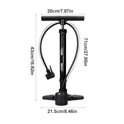 Gonfleur à main haute pression 230psi pour pneu de VTT et ballon