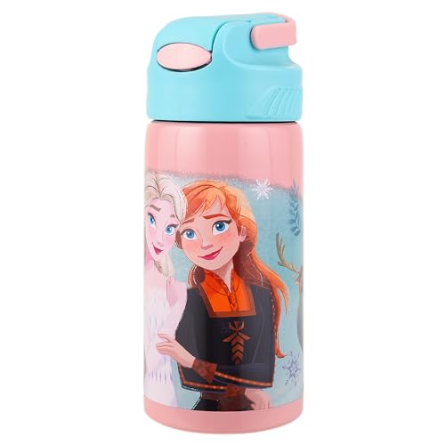 Image of Frozen Kids Insulated Water Bottle 400 ml BPA Free Sipper Bottle for School & Travel