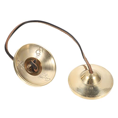 FUNOMOCYA Rhythm Vintage Hand Cymbal Bell Handmade Cymbals Bell Meditation Relax Yoga Music Instrument