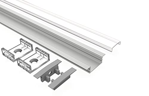 Bodenwinkel Alu Eloxiert 20x140 Mm - Für Stabile Aluprofil Verbindungen